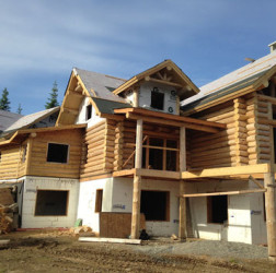 Custom Log Home Patterson Construction - Lakeside Custom Plumbing